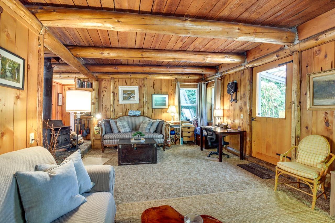 Rustic Bandon Log Cabin On 5 Acres Of Woodlands! Exterior photo
