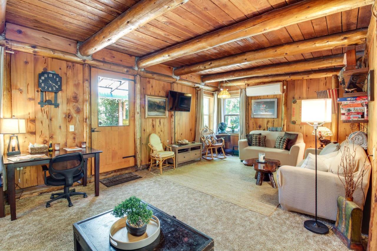 Rustic Bandon Log Cabin On 5 Acres Of Woodlands! Exterior photo