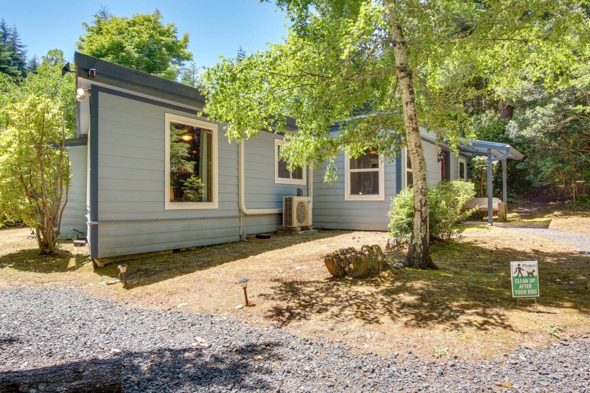 Rustic Bandon Log Cabin On 5 Acres Of Woodlands! Exterior photo